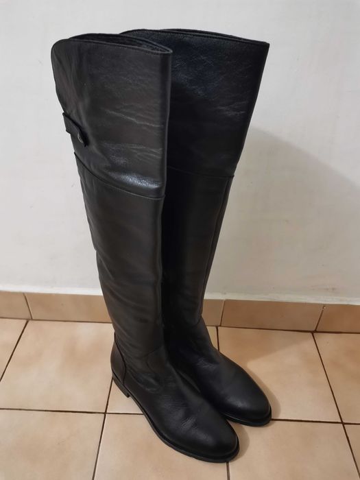 Дамски ботуши естествена кожа НОВИ