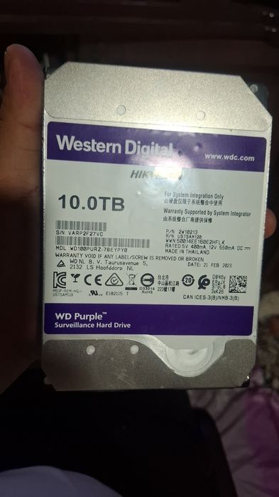 10tb hdd 100% garantiya