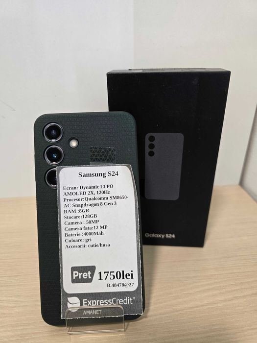 Samsung S24 5G (ECA27 b.48478)-Garantie 2 ani