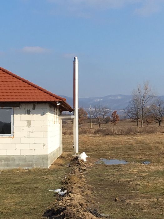 Horn , cosuri de fum din inox dublu izolate