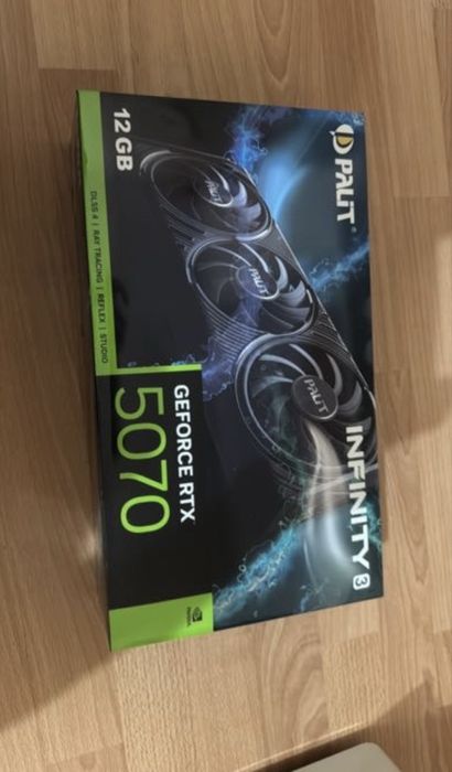 ЗАПЕЧАТАННАЯ ВИДЕОКАРТА 5070 в продаже и другие