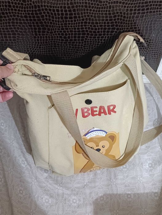 Сумка для мамы / детская сумка с мишкой Oy Bear