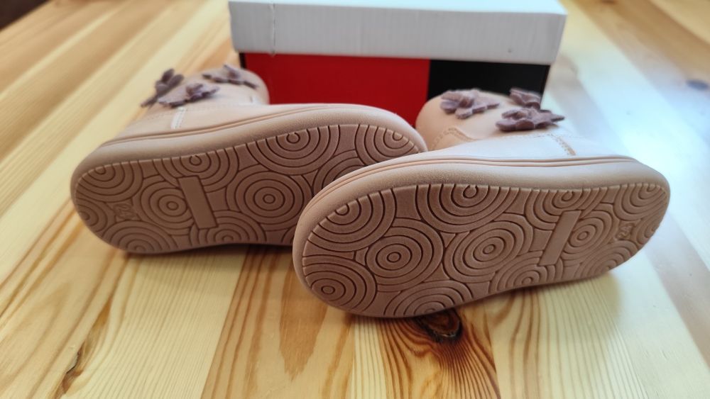 Cizme îmblănite copii Apawwa Pink