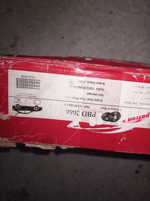 Новые тормозные диски Ауди 100