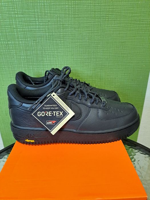 Nike Air Force 1 GTX Vibram "Off Noir" – Gore-Tex, Noi, Originali