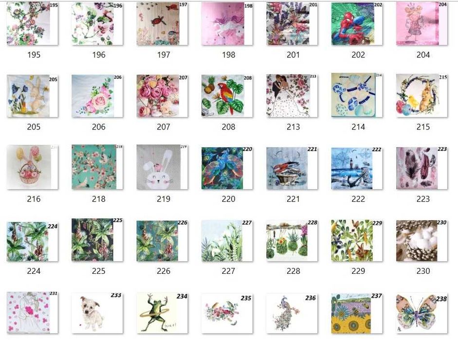 300 броя салфетки