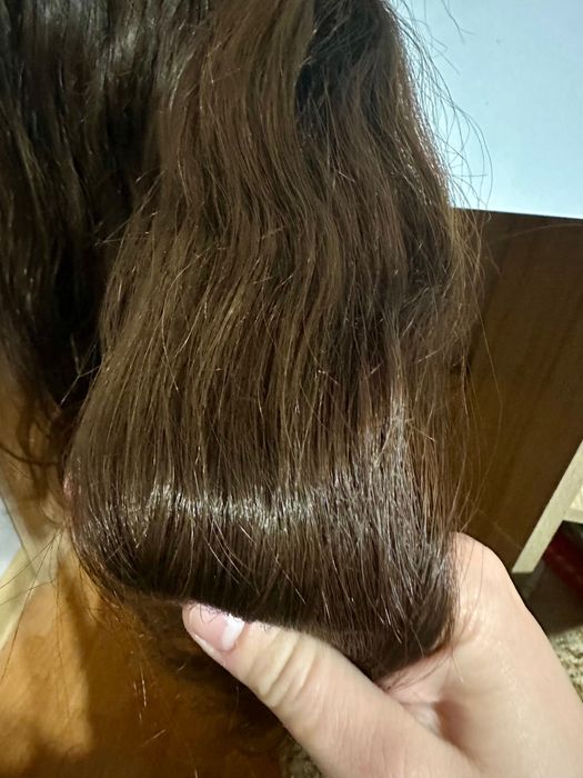 Напълно естествена коса- 200 грама,55 см