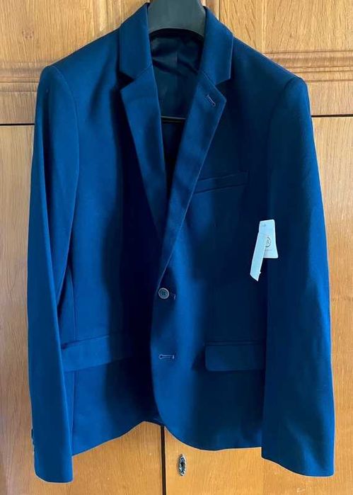 Sacou barbati bleumarin nou