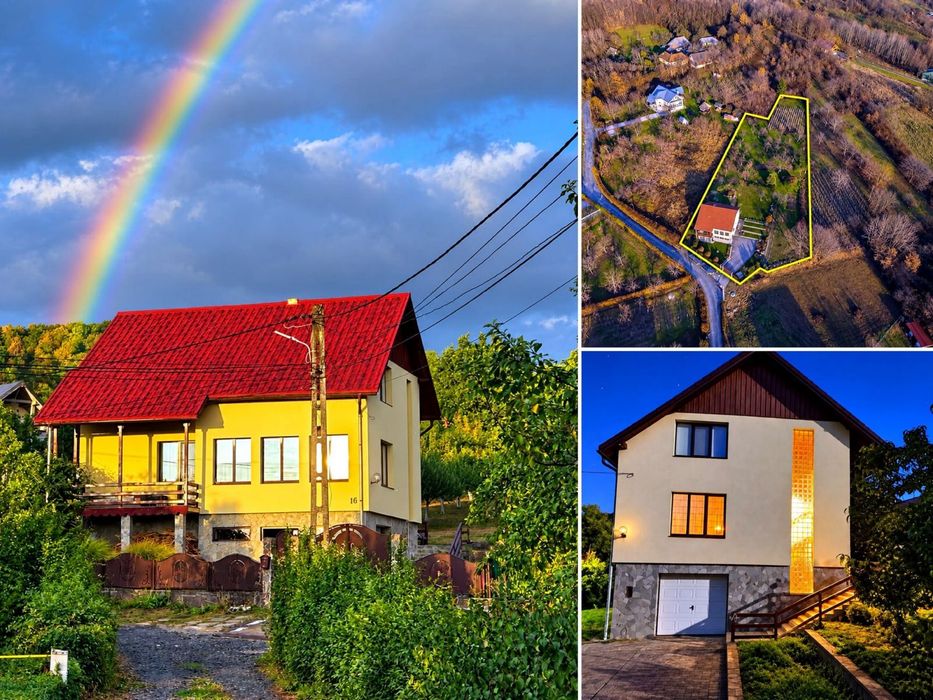 Casă spațioasă cu livadă, teren de 3.367 mp și priveliște deosebită – Tăuții-Măgherăuș, Maramureș