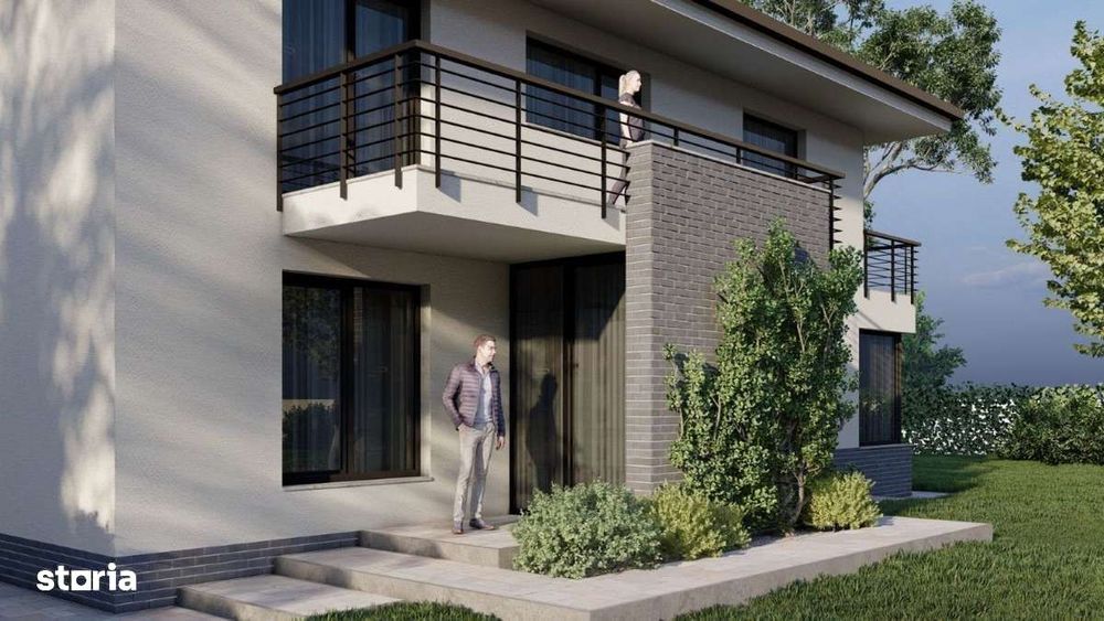 Vand CASA,VILA Noua P+1E 241,5Mp construit zona centrala BREAZA