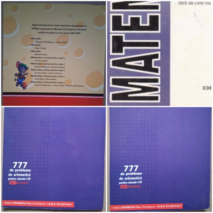 Abecedar Matematica 777 probleme Mihailescu Carbunaru Ana Lung