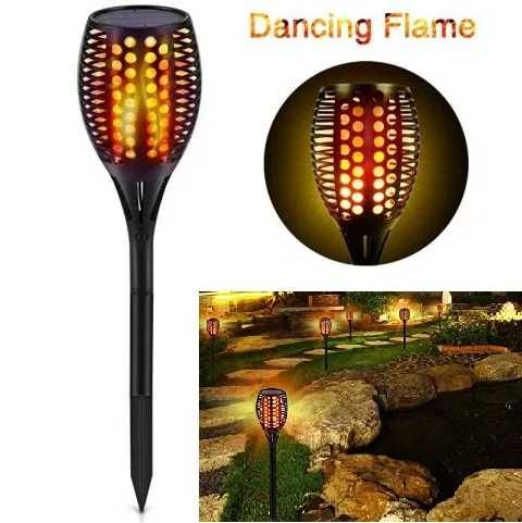 Соларна LED лампа тип факла за градината с ефект на пламък Solar Light