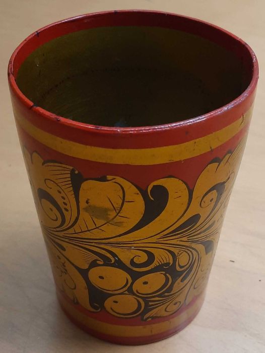 Карандашница-стаканчик "Хохлома"