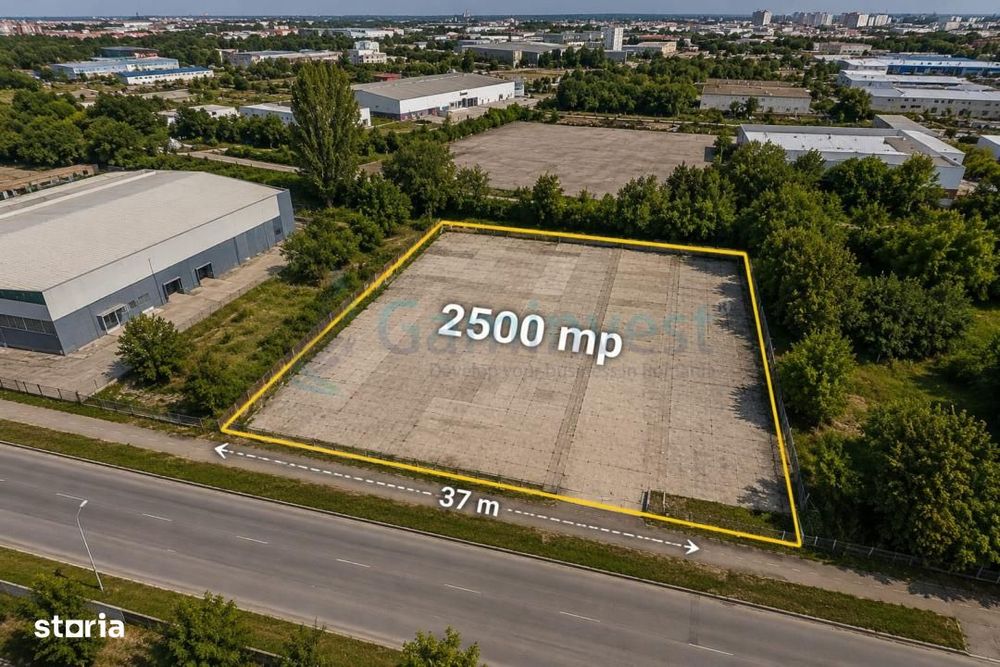 Teren in Oradea cu platforma betonata,Calea Borsului,Gaminvest,A2730A