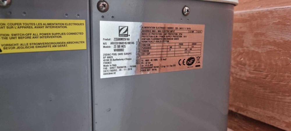 Pompa caldura piscina 15kW