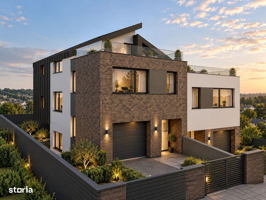 Duplex cu garaj, 196 mp utili 250 mp teran, Manastur