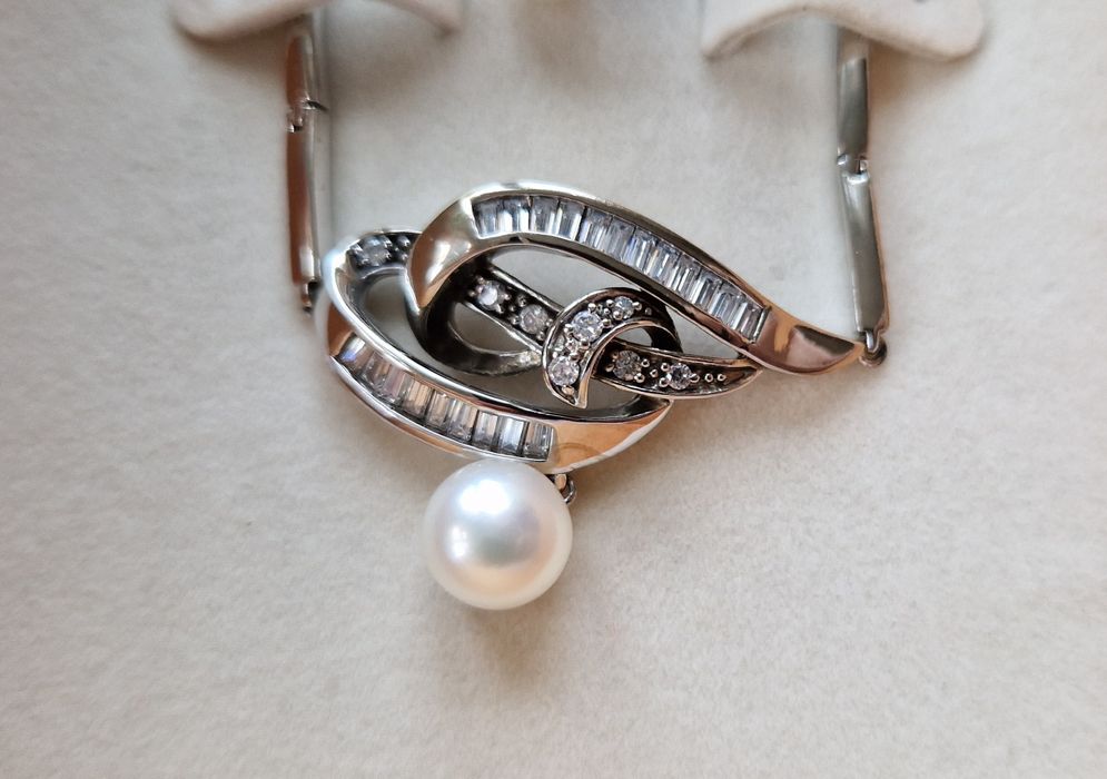 Пръстен и гривна 925 Swan Pearls