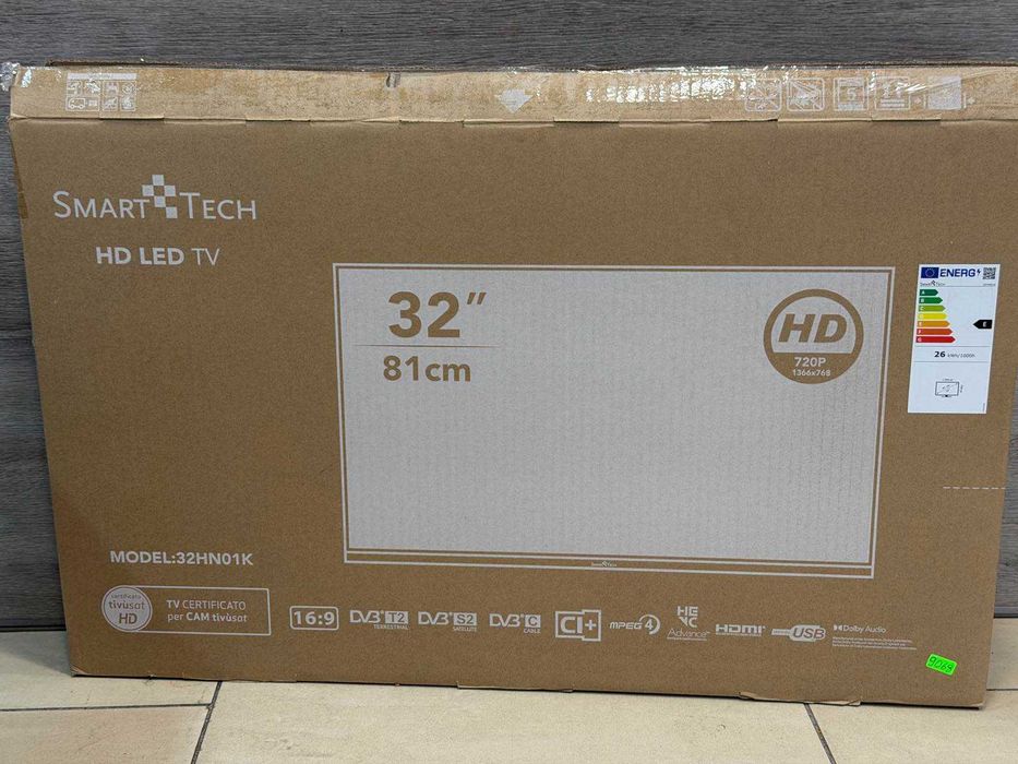 Smart Tech 32HN01K – 32" HD LED телевизор
