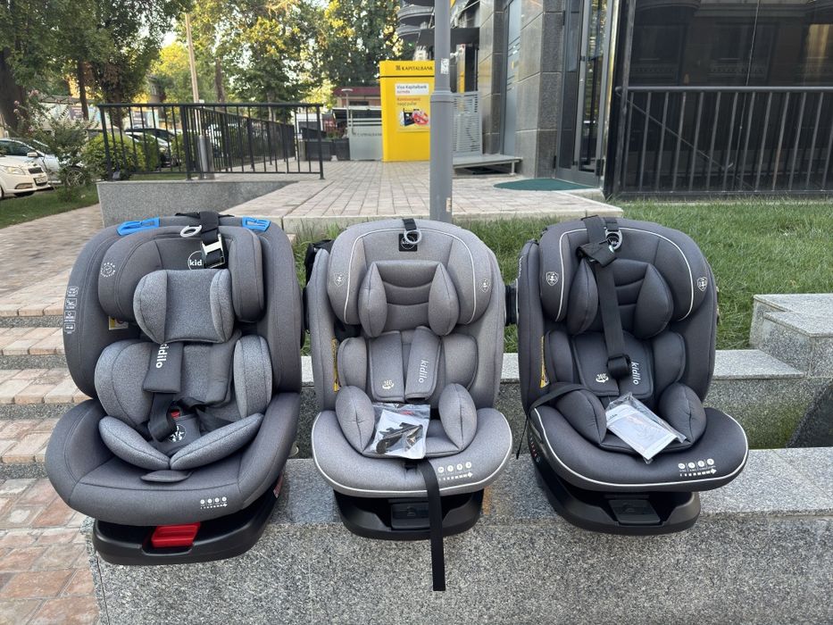 Комфортное детское автокресло isofix 0+ 36 кг крутится на 360 градусов
