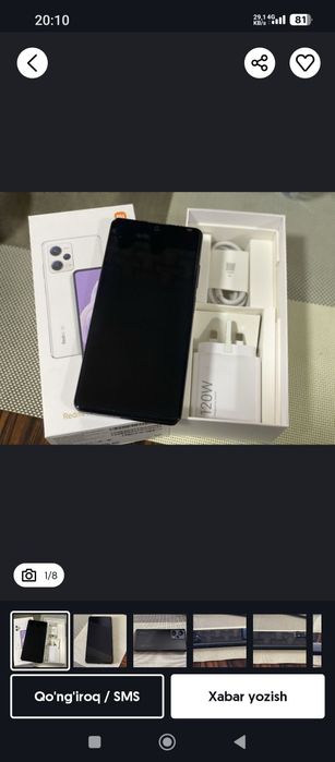 Salom xammaga redmi 12 telefon bor idiyal  xich qanaqa aybi yoʻq