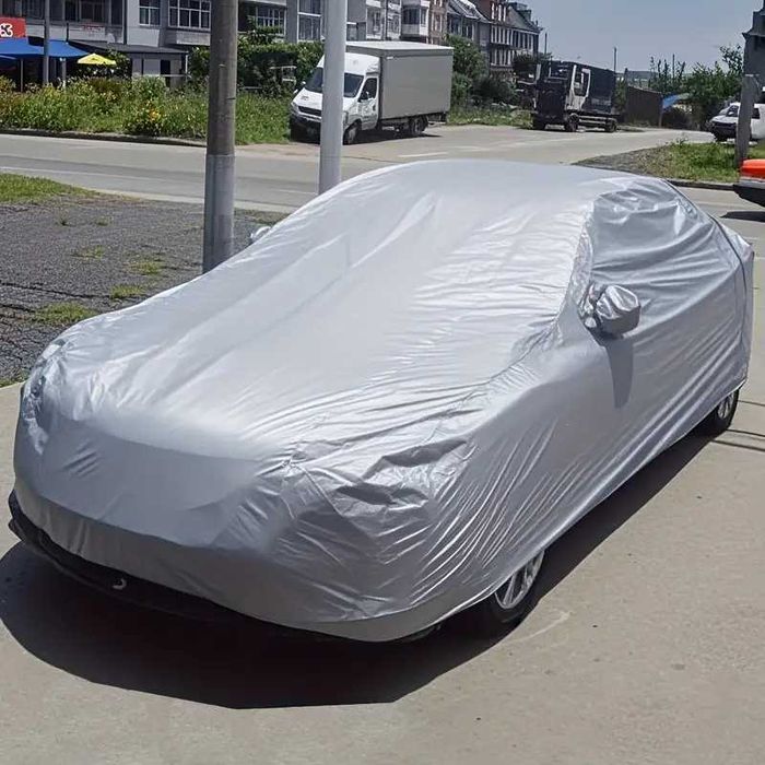 Prelata husa auto berlina jeep suv 400cm 430cm 480cm 540cm 580cmx175x120cm  impermeabila impotriva soarelui, ploii, grindinei Pret 50-52-55-57-60 lei.