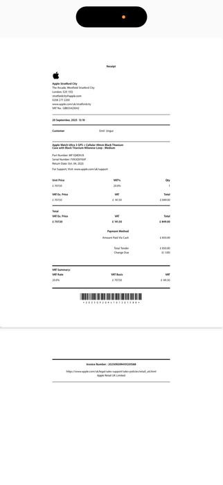 Apple Watch 3 Ultra Titan edition