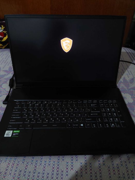 Noutbook MSI Intel core i7 10750H Holati ideal kelishtirib beriladi