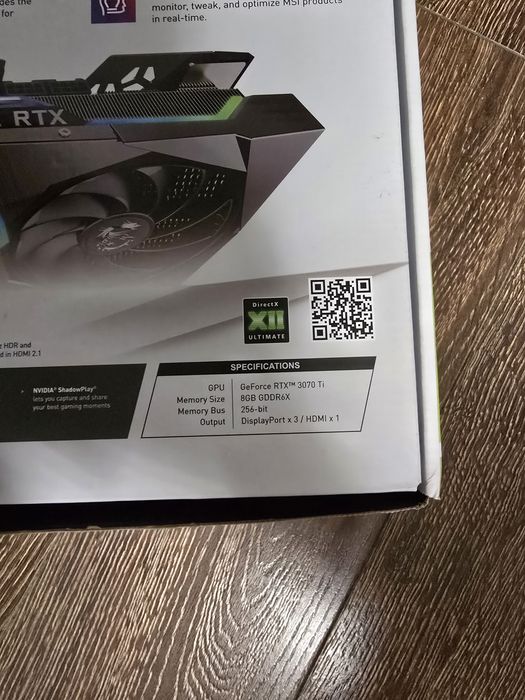 Placa Video MSI RTX 3070TI SUPRIM X