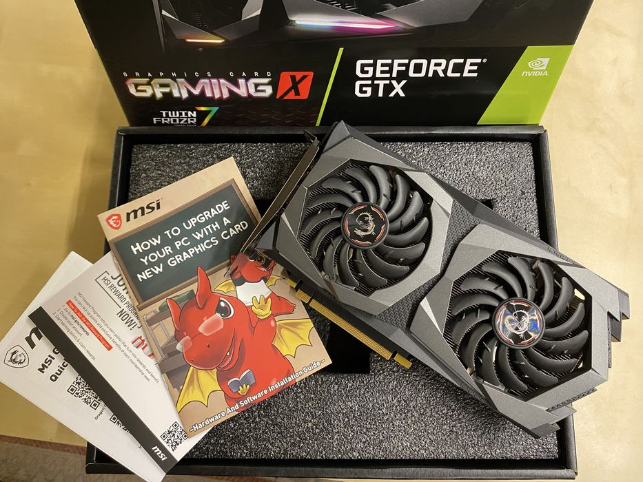 Видео карта MSI geforce  gtx 1660 super gaming x