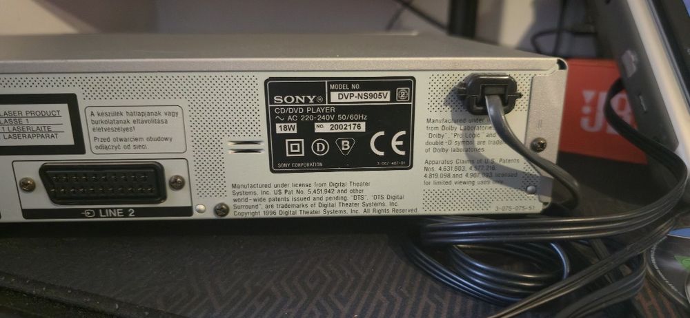 CD/DVD/SACD Player Sony DVP-NS905V (Gama QS) - Stare Perfectă + Telecomandă