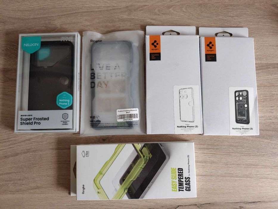 Калъф кейс и стъклен протектор - Spigen, Ringke, Nillkin - за Nothing Phone 3