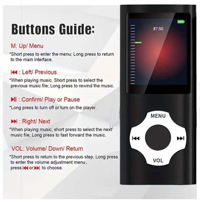 MP3/MP4 плейър с възпроизвеждане на видео, FM радио,USB, LED, SD карта