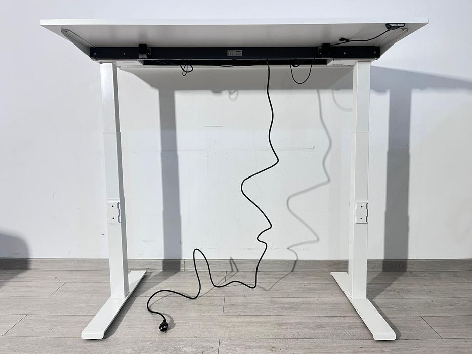 Birou Reglabil Electric 140x80 cm, cu 2 Motoare și Cadru Metalic