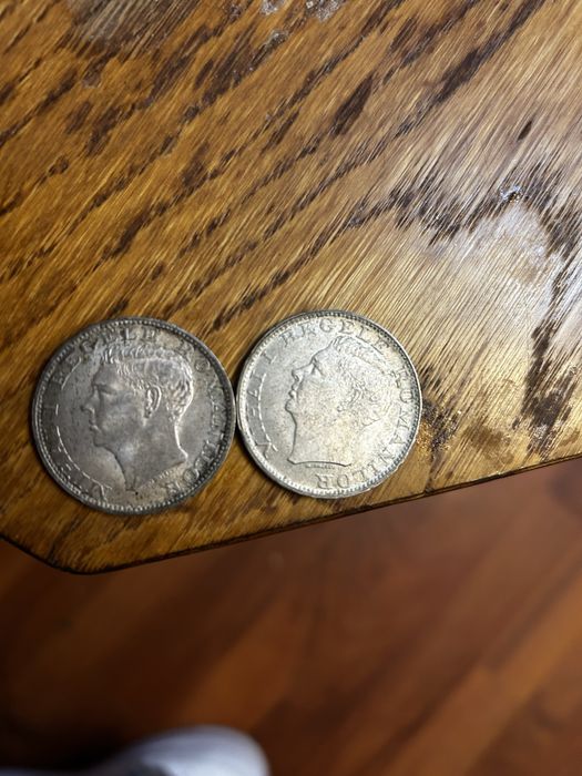 Vand 2 Monede Istorice Argint 1944 de 500 LEI