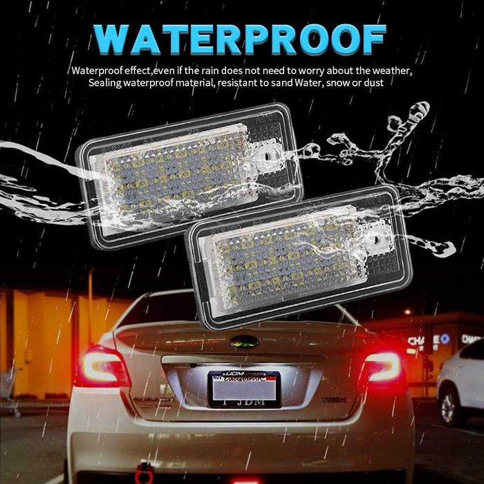 LED Плафони за Audi A3 8P A4 B6 B7 A6 A8 Q7 за заден номер АУДИ А3 А4
