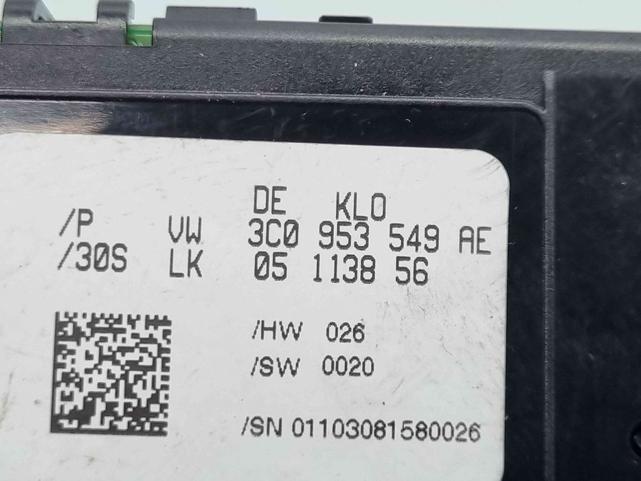 Modul confort Volkswagen Passat B6 (3C2) [Fabr 2005-2010] 3C0953549AE