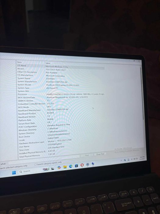 Laptop ASUS VivoBook X530FA