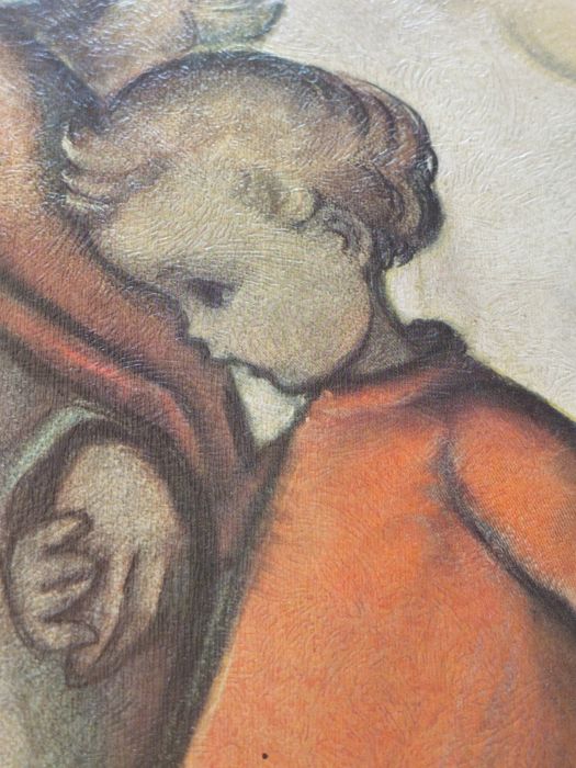 Vând un tablou printat in ulei semnat