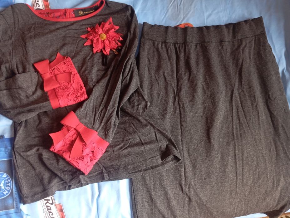 Классический кофта юбка