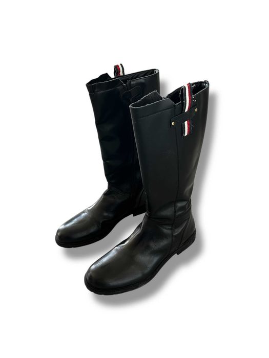 Детски кожрни ботуши (Tommy Hilfiger) 39