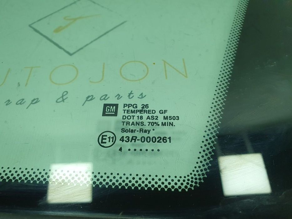 Geam fix dreapta spate OPEL MERIVA X03 2003 - 2010 1.7 DTI Y 17 DT 13115575 , 43R-000261