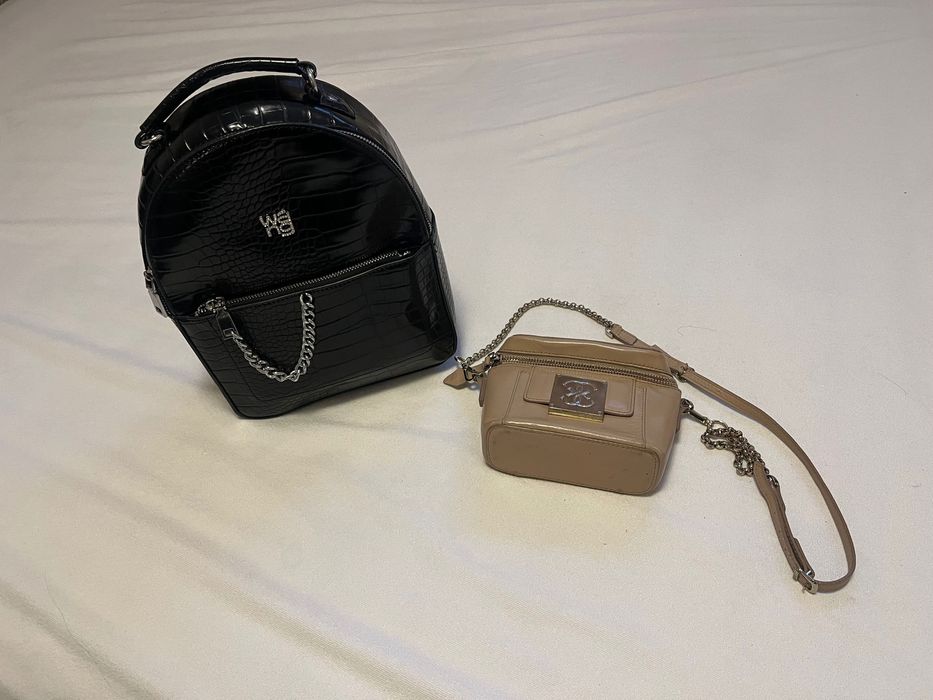 Дамска раница Wang + подарък Guess