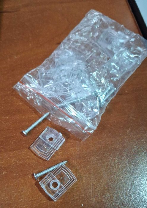 Set 3 oglinzi, 40x40 cm, montare perete