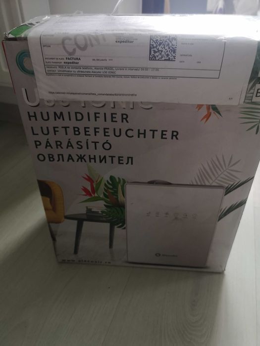 Umidificator cu ultrasunete AlecoAir U30 IONIC NEW,  Display Digital