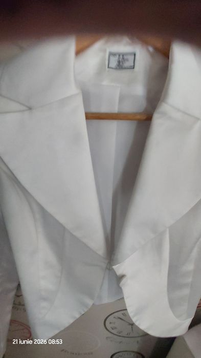 Sacou alb, elegant, mărimea S