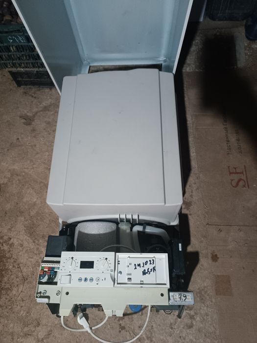 Газовый котел в рабочем состоянии