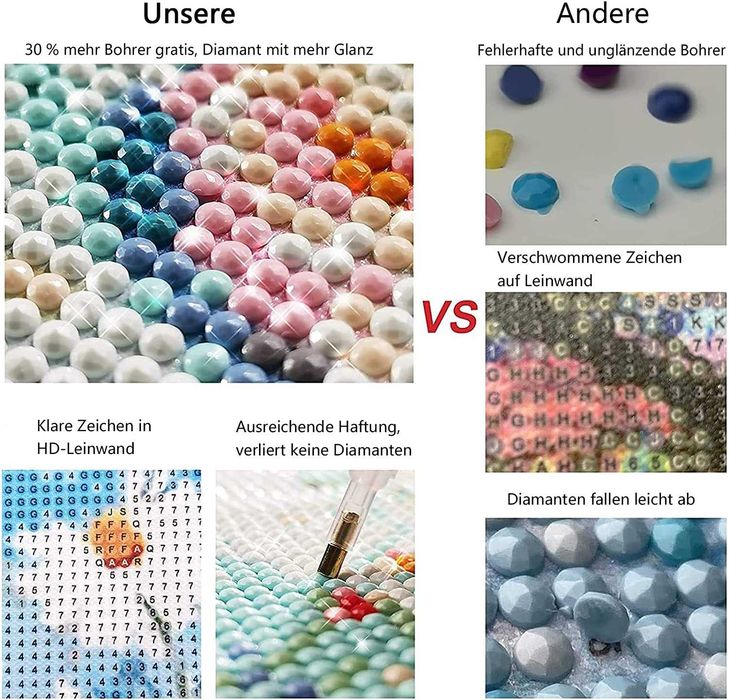 FUUMUUI Направи си сам диамантена картина 5D 35 x 45см