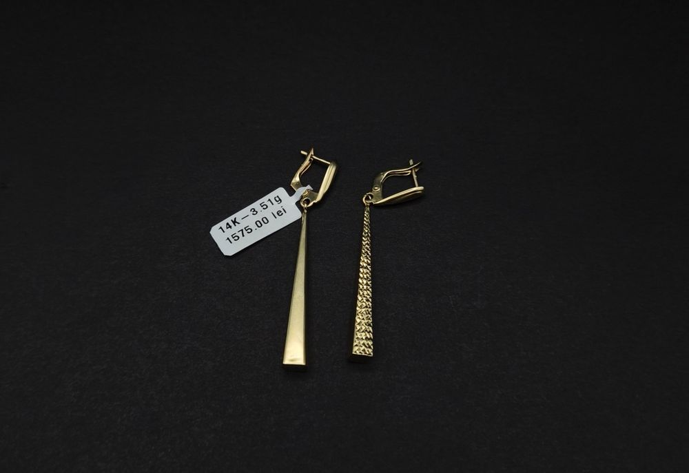 Bijuteria Royal cercei aur 14k 3.51 gr