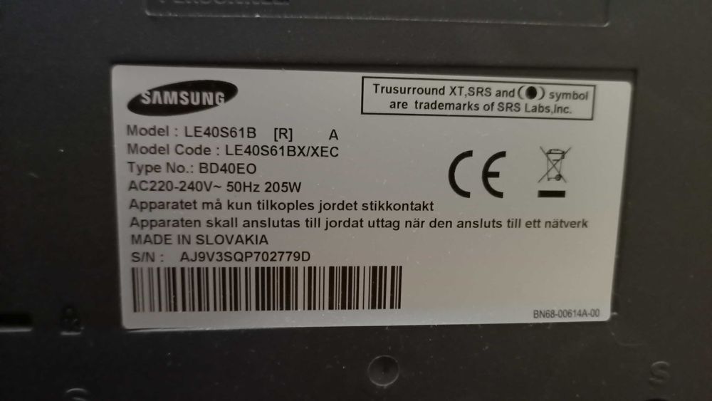 LCD Телевизор Samsung LE-40S61B