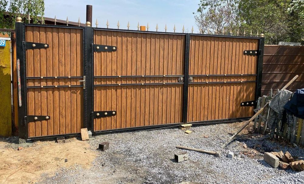 Металичиские ворота заборы